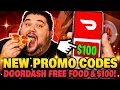 NEW DoorDash Promo Code 2026 100 Coupon Codes for FREE Doordash Food Existing New Customers