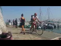 Selling drift wood in cowes....and princess Anne