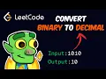 LeetCode Binary To Decimal java FREE DSA Series