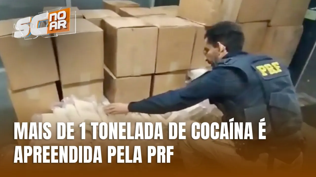 PRF realiza a maior apreensão de cocaína da história de Santa Catarina na BR-101
