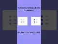 Animated Checkbox Using HTML CSS