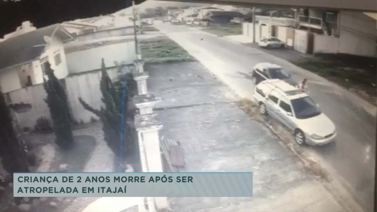 Criança de 2 anos morre atropelada em Itajaí