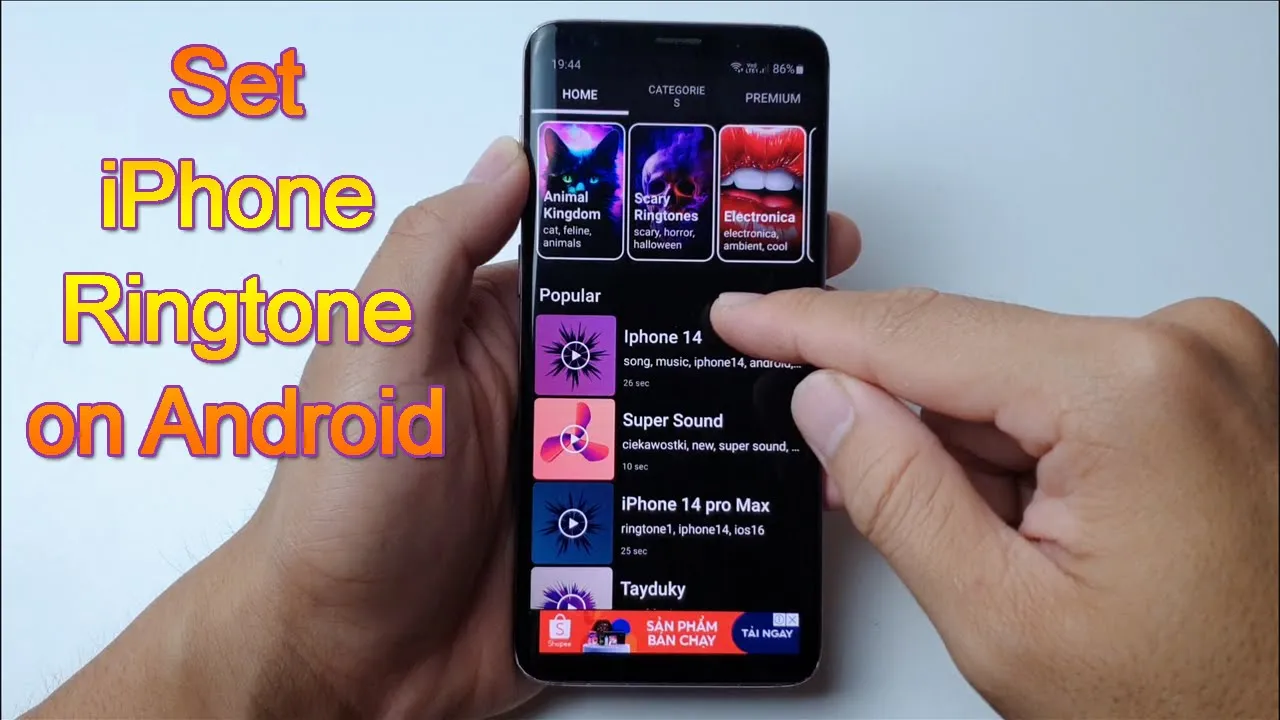 How to Set iPhone Ringtone on Android
