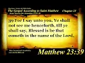The Gospel of Matthew Chapter 23 - Bible Book 40