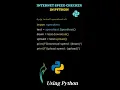 Internet Speed Checker In Python Python Community Internet Speed Test with Python