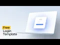 Halo Login UI - Free Tailwind CSS Template