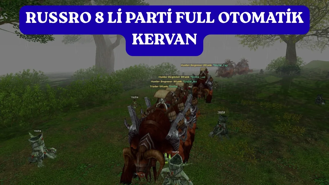 RUS Sro DA 8 Lİ PARTİ İLE FULL OTOMATİK KERVAN KEYFİ