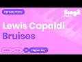 Download Lagu Lewis Capaldi - Bruises (Higher Key) Piano Karaoke