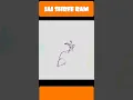 Ram navami status Shree Ram And Hanuman drawing using python