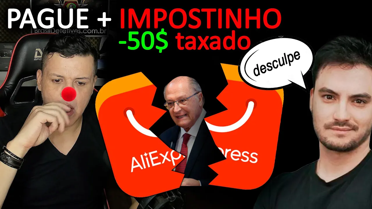 CHEGA ao FIM "ISENÇÃO" de $50 dólares OBRIGADO FELIPE NETO e Geraldo Alckmin.