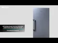 Hisense Upright Freezer 10CF Garage-Ready Frost Free Convertible w Seal Brake Handle
