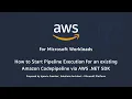 How to Start Pipeline Execution for an Existing Amazon Code Pipeline via AWS NET SDK