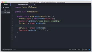 Asking for standard input in Java using a Scanner object