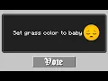 Mojang accidentally left some bad words in the April Fools Update 2023 Vote Update
