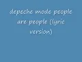 Depeche Mode   People Are People Lyrics