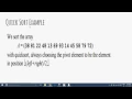 Algorithms 1 3 2 Sorting - QuickSort and MergeSort