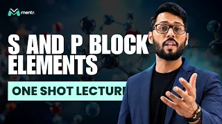 MDCAT 2026 One Shot Series S and P block elements