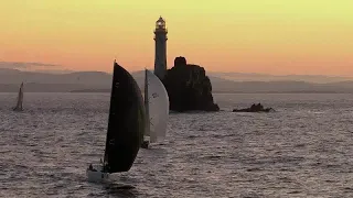 Sailing World on Water July 21.23 ROLEXFastnet, AC Barcelona, NYYC AC40 capsize, Marit/Mat ILCA Gold