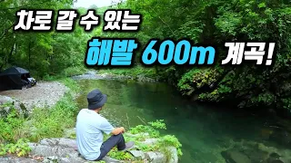 홍천 오지계곡 밤바치계곡 | 계곡 물놀이 하기 좋은 곳 | 살둔산장 살둔분교 캠핑장 | 계곡트레킹 추천 썸네일