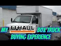 My U-Haul Box Truck Buying Experience