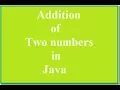 How to add two numbers in java using netbeans ide