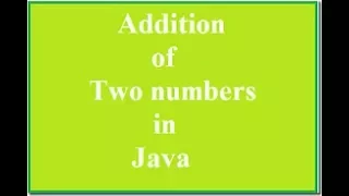 How to add two numbers in java using netbeans ide