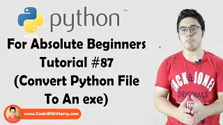 Converting py to exe Python Tutorials For Absolute Beginners In Hindi