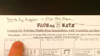 FACEing Math Activity