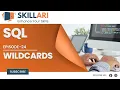 WildCards Filtering Data WildCards SQL Query How to check for Alphanumeric values SQL