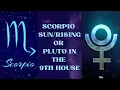 Pluto or Scorpio in the 9th House of Your Birth Chart Spirituality Gurus Foreign Lands