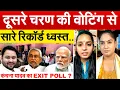 Lagu दूसरे चरण की वोटिंग से सारे रिकॉर्ड ध्वस्त..कंचना यादव का EXIT POLL ? Bihar Election 2025