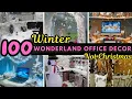 107 DIY Elegant Winter Wonderland Office Decorating Ideas 2026 January Cubicle Decorations