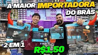 O MAIOR FORNECEDOR DE ELETRÔNICOS DO BRÁS + BARATO QUE 25 DE MARÇO ELETRÔNICOS ATACADO PRA GANHAR 🤑💰