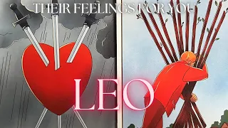 You accepted their decision to leave LEO TAROT they are realizing it was a bad mistake