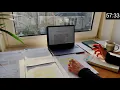 1 HOUR STUDY WITH ME  | Background noise, Sunny and Snowy Day, Bird Chirping, No Break, No Music