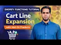 Shopify Functions Tutorial Cart Line Expansion with Add On Products