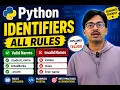 Python Identifiers Tutorial All Naming Rules with Examples Telugu