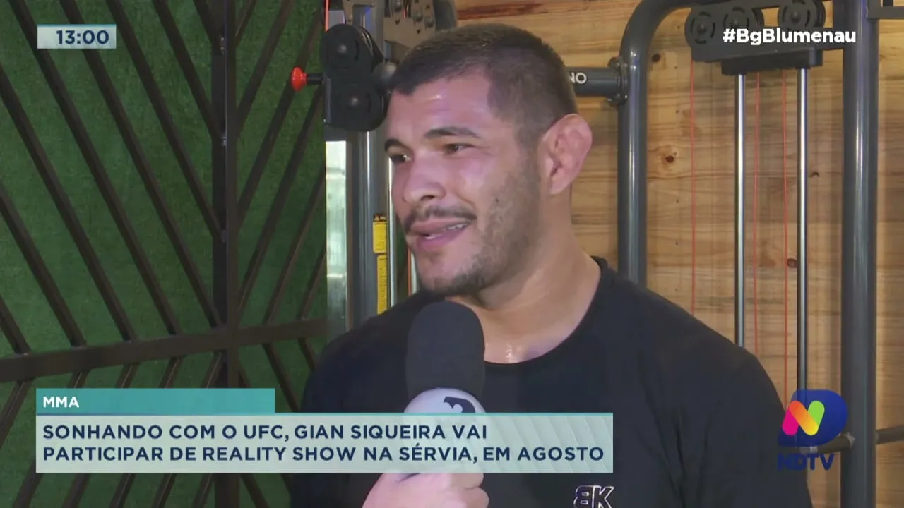 MMA: sonhando com o UFC, Gian Siqueira vai participar de reality show na Sérvia, em agosto