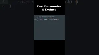 JavaScript - Rest Parameter Reduce