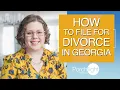 How to File for Divorce in Georgia Porchlight Legal