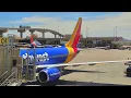 Southwest airlines Boeing 737-700 bulkhead row review