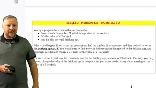 Avoiding Magic Numbers