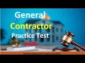 General Contractor Practice Test 2026 Contractor s Law Business Practice Test 2026