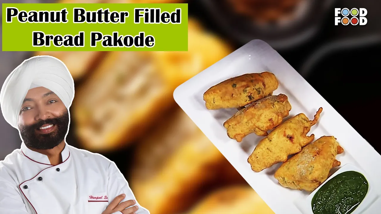 Perfect Snack For Kids Peanut Butter Filled Bread Pakode        