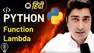Lambda Function In Python Python Hindi Lecture