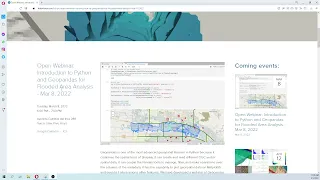 Intro to Open Webinar Introduction to Python and Geopandas for Flooded Area Analysis - Mar 8 2022