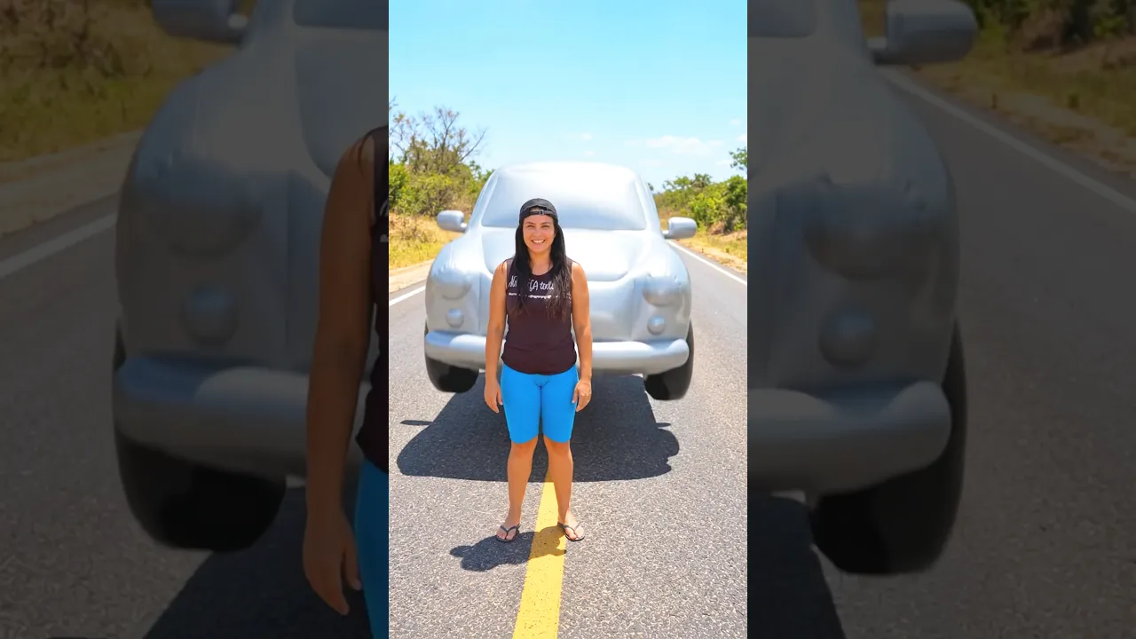 Carro inflável