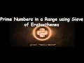 Prime Numbers in a Range using Sieve of Eratosthenes GENERAL PYTHON PROGRAMMING QUESTIONS
