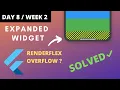 Expanded Renderflex Overflow Error solved Flutter Tutorial for beginners COVID-19