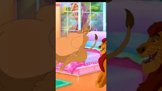 ام سيمبا حامل وهتولد الأسد التاني حدوته الاسد ملك الغابه حواديت المزاريطه 